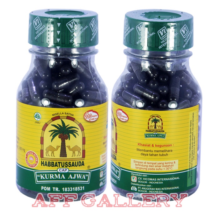 

Habbatussauda "KURMA AJWA" 210 Kapsul