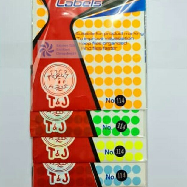

LABEL BULAT TOM&JERRY NO 114 DIAMETER 13MM