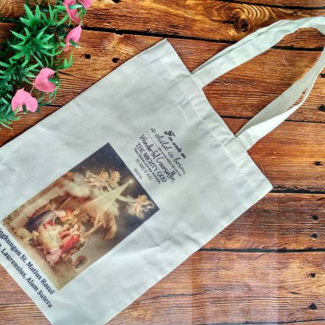 Tas jinjing bahan belacu