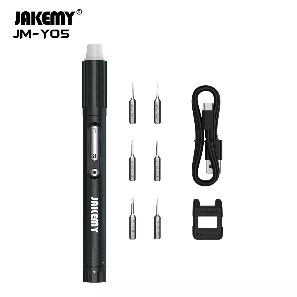 Jakemy JM-Y05 9In1 Dual Mode Dynamics Screwdriver Obeng Listrik