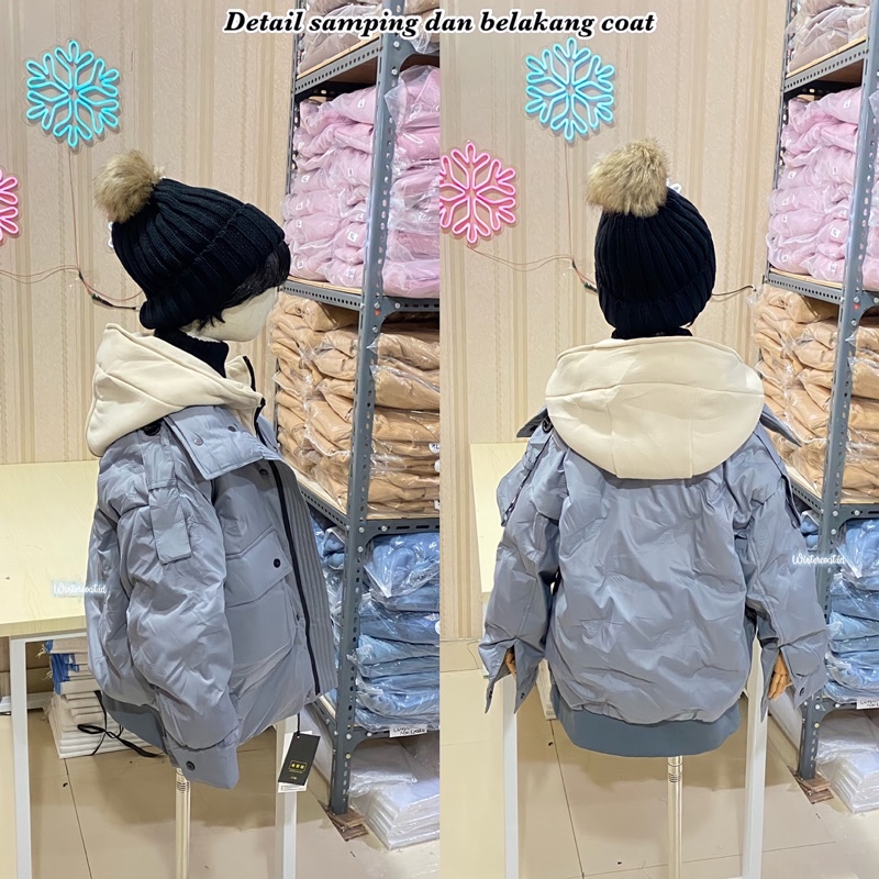 Kids padding coat winter Conan import hangat jacket anak boys boy cowok musim dingin naik gunung mantel padded