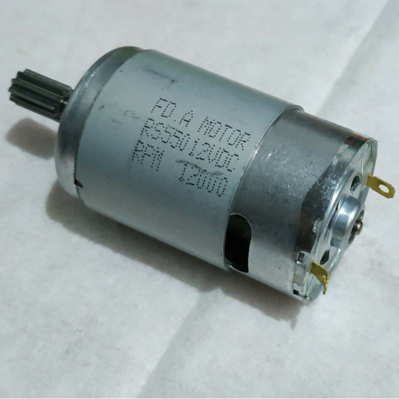 Dinamo Type 550 (Besar) 6V 6 Volt Dinamo Gearbox Besar Buat Mobil Motor Mainan Aki Anak