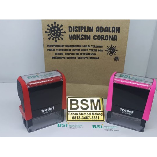 

Stempel Trodat Bank Syariah Indonesia