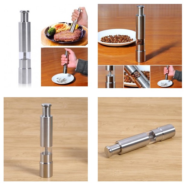 Penggiling Biji Lada Manual Penggiling Bumbu Manual Pepper Mill Grinder