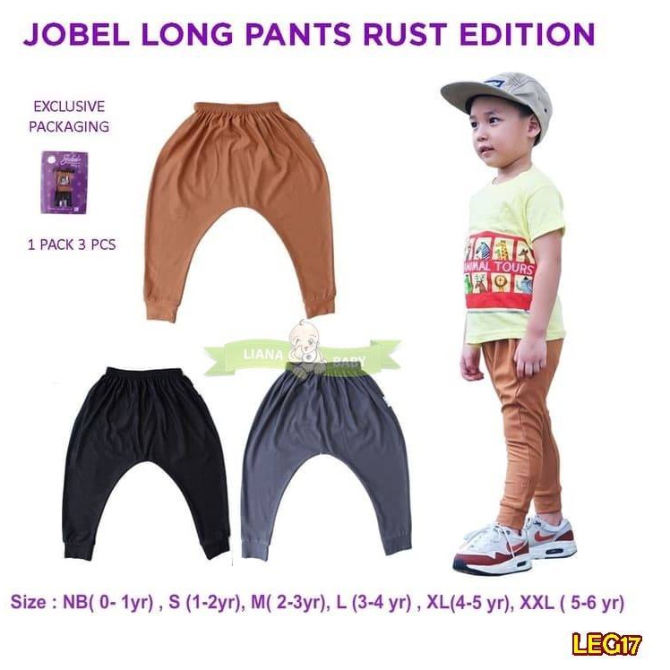 LEG17 CELANA KAZEL JOBEL LONG PANTS RUST BOY