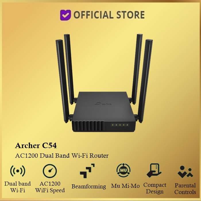 TP-LINK Archer C54 AC1200 Wireless Dual Band Wi-Fi Router