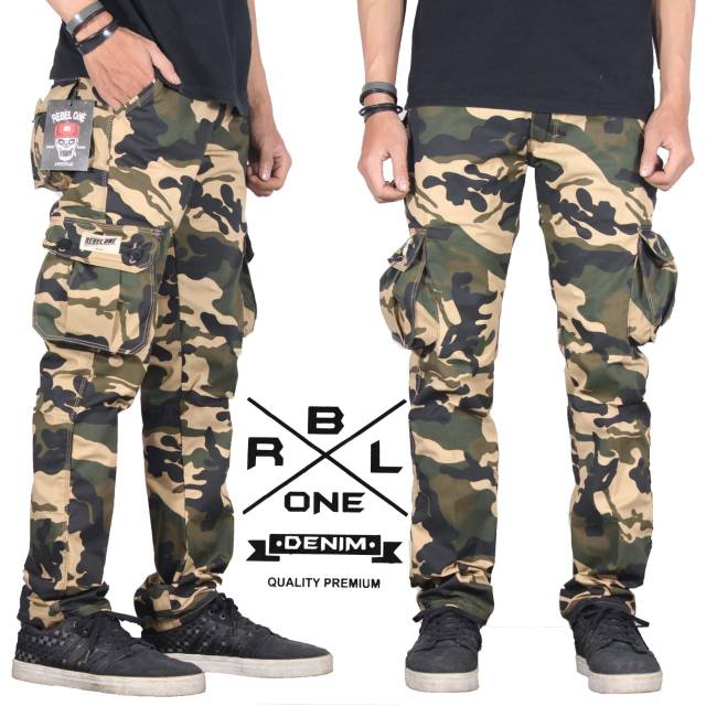 Celana cargo panjang loreng pria / celana cargo loreng pria original / celana loreng panjang pria st