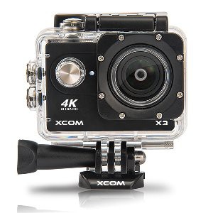 Onix XCOM X3 Action Camera 4K Ultra HD 16MP WIFI HITAM Carton Box Gratis Battery 900 Mah