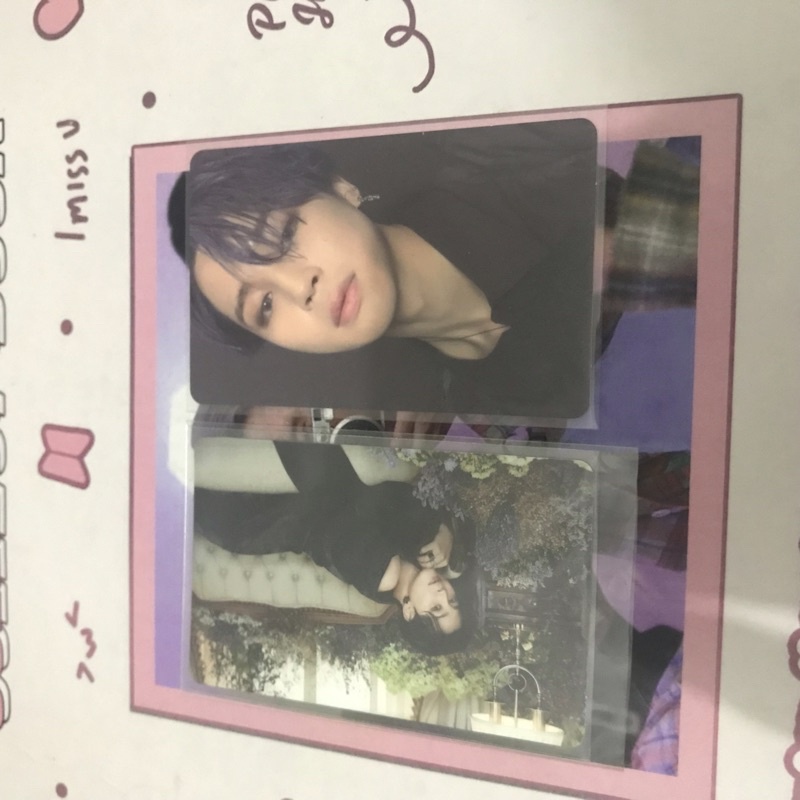 photocard pc jimin mots7 2 + jimin be esse