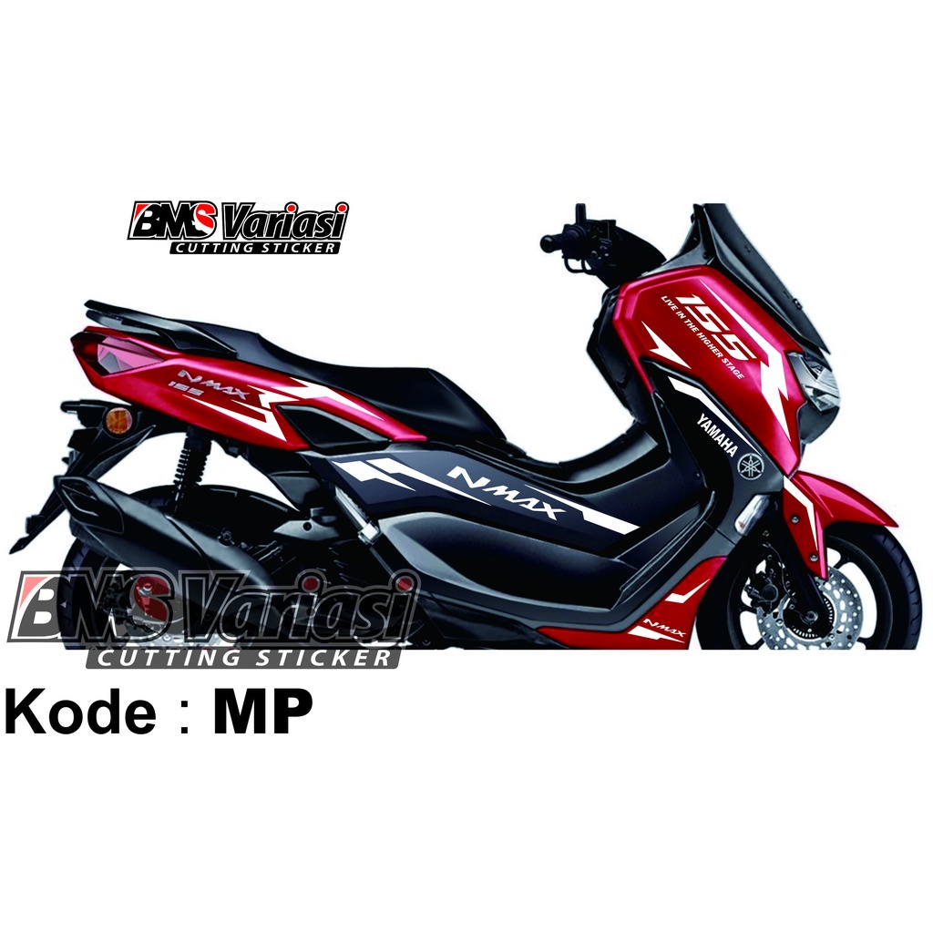 Stiker Cutting Lis NMAX Merah 2021