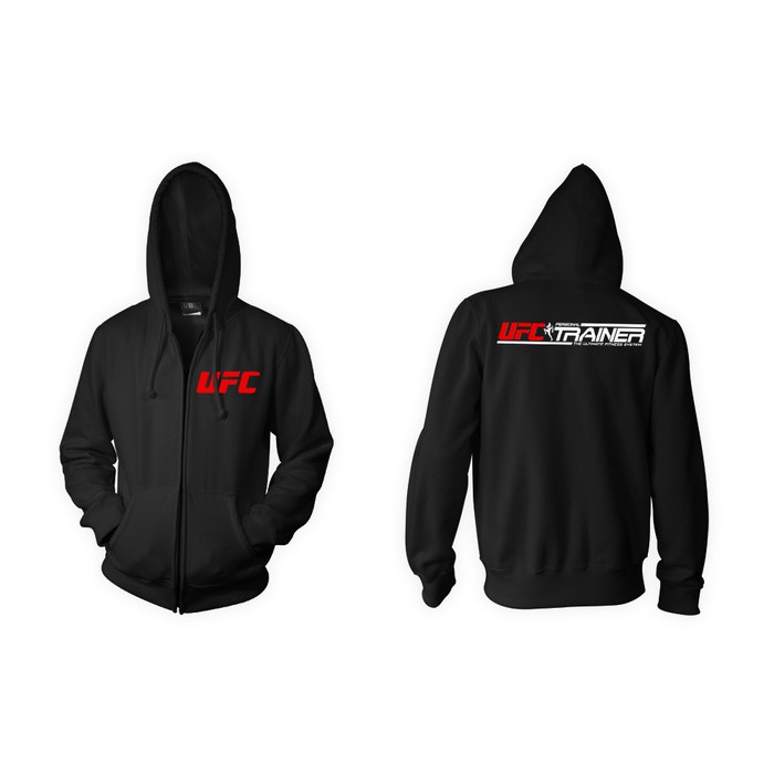 JAKET HOODIE ZIPPER UFC TRAINER