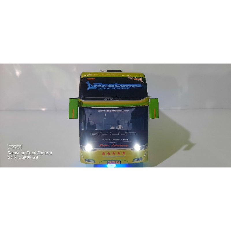 Miniatur Bus Miniatur Bis Putri Luragung Pratama Mobil Mainan Hadiah