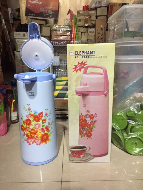 TERMOS AIR PANAS PENCET 2.5 LITER ELEPHANT