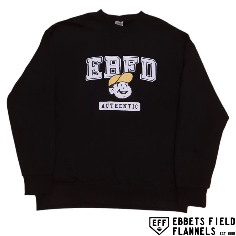 Crewneck Ebbets Field EBFD Hitam Second