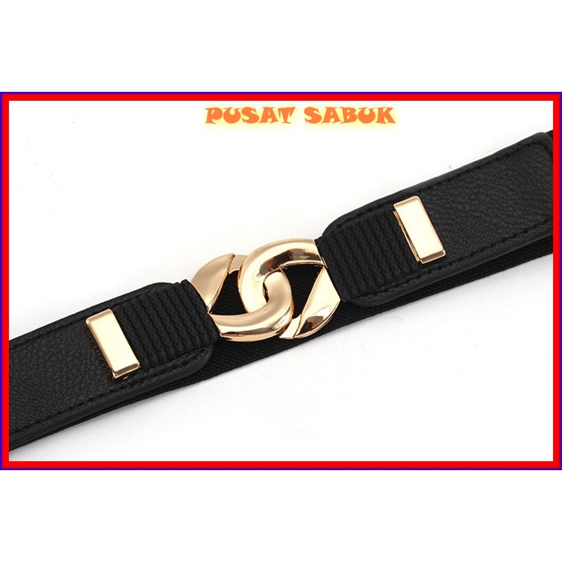 Belt Ikat Pinggang Wanita Gesper Cewek Fashion Obi Murah Sabuk Oby Karet Korea Cantik Grosir import