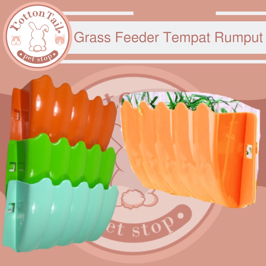 Grass Feeder / Hay Rack tempat rumput kelinci / cavy