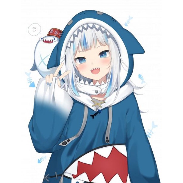 [rental] Gawr Gura set costume cosplay