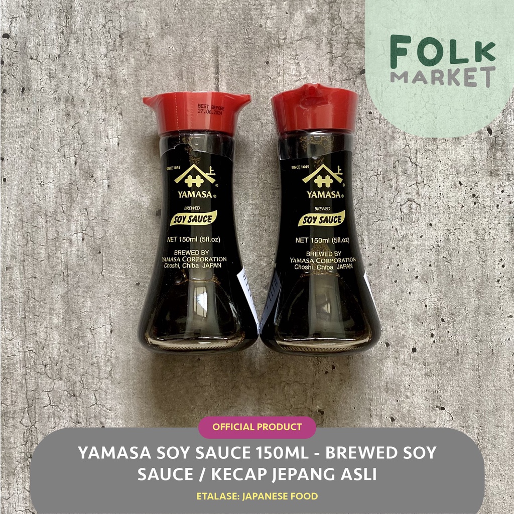 YAMASA Soy Sauce 150ml - Brewed Soy Sauce / Kecap Asin Jepang Asli