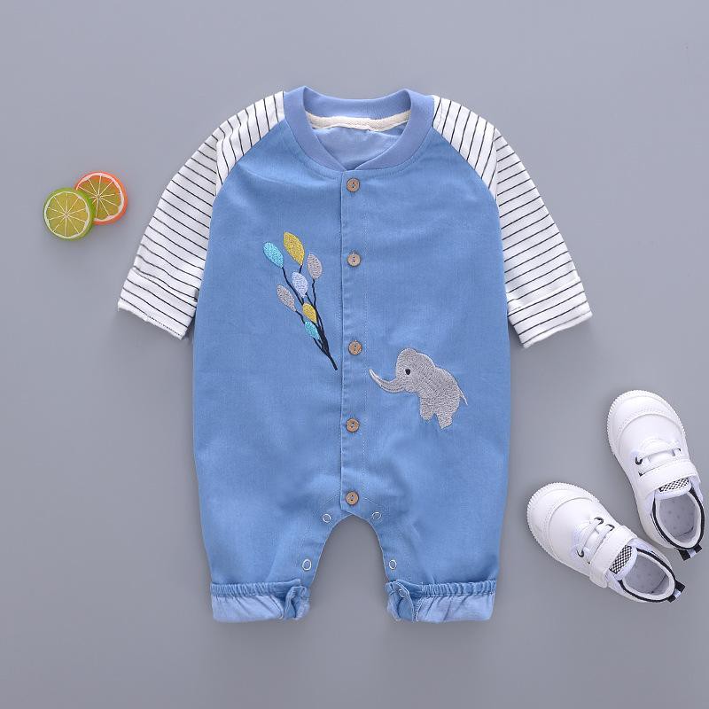 Bulan Baju Bayi Cowok laki laki Jumper karakter Lengan Bulan Baju Bayi Cowok laki laki Jumper karakter Lengan