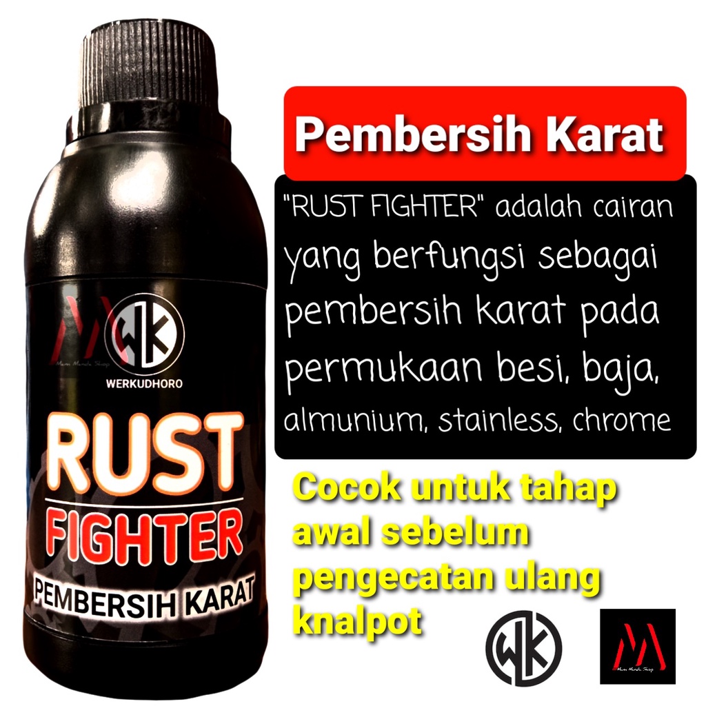 Rust Fighter Pembersih Karat Besi, Baja, Almunium, Stainless, Chrome