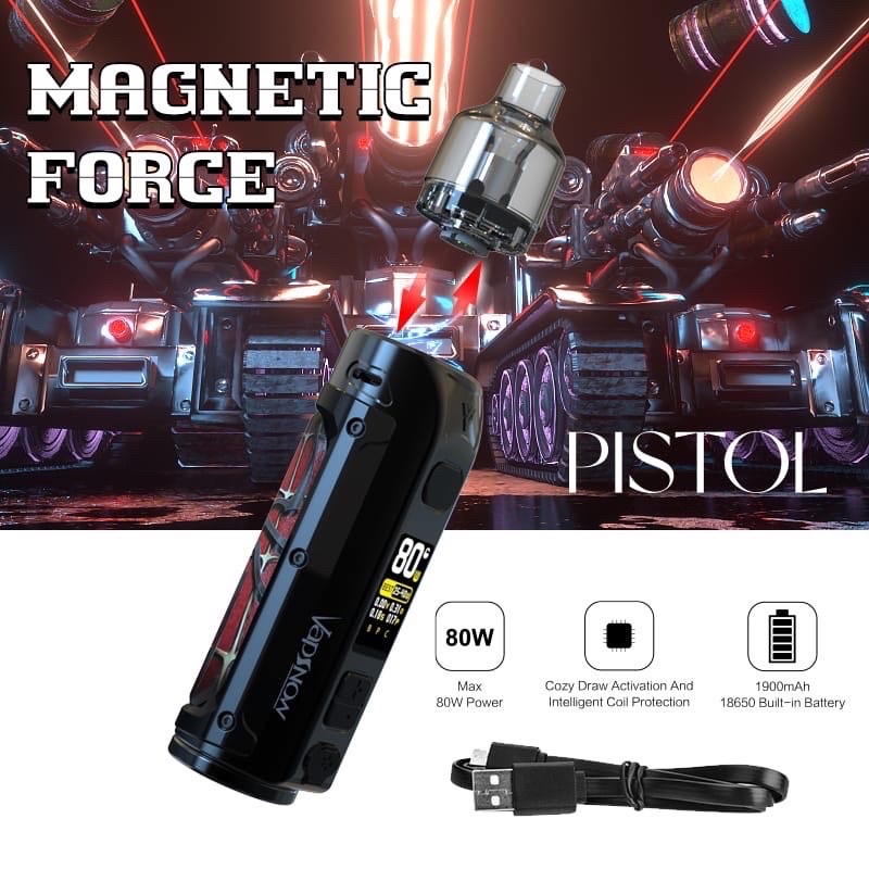 HOBI KOLEKSI VAAPORR VAPSNOW PISTOL TERLENGKAP - HARGA VARIASI