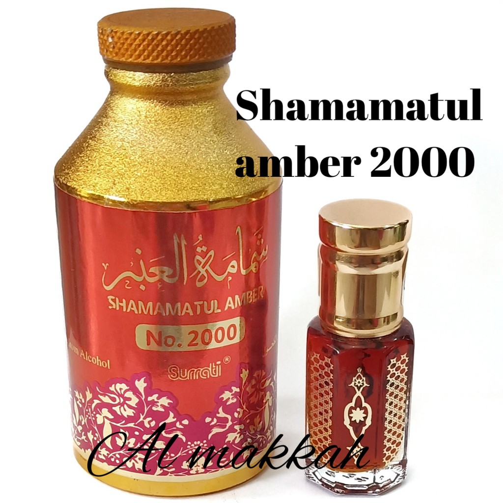 Shamamatul Amber No. 2000 Parfum Murni Anbar Bibit Minyak Wangi Asli Import Arab Saudi Non Alkohol