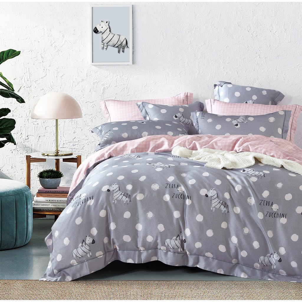 Picasso Sprei Botanic Tencel Zebra Zucchini