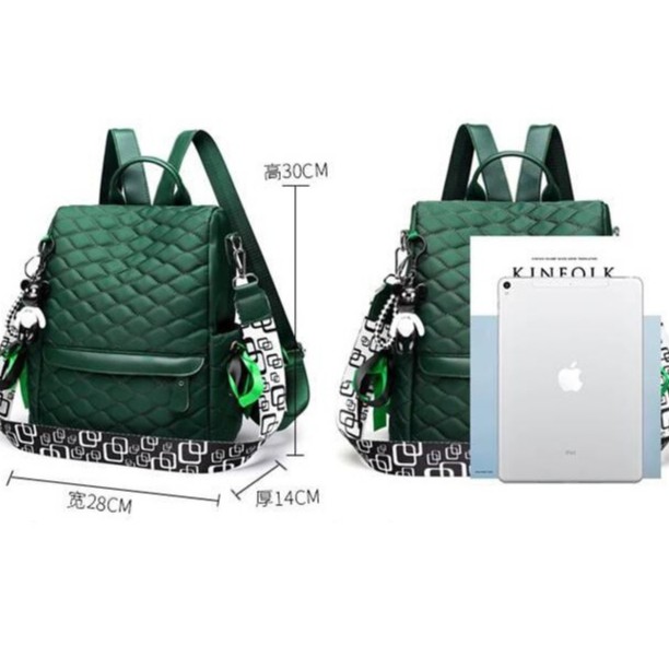 BJ16019 - BLACK/GREEN/GRAY/RED - TAS RANSEL PUNGGUNG BACKPACK TAS SEKOLAH KULIAH TAS WANITA FASHION IMPORT MODIS ELEGAN TERMURAH TERLARIS TERBARU BAGSTORE JAKARTA TAS BATAM GT1605 ELJ6019 LT1055 BQ2788 CR7091 JTF34460