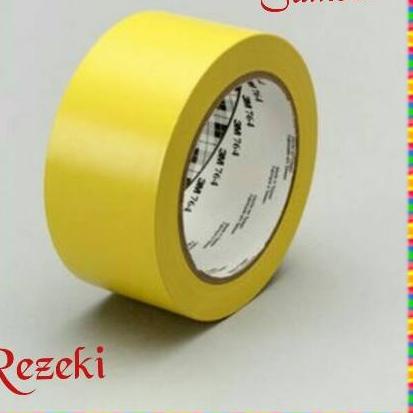 

֍ 3M Lakban Lantai 764 yellow 2"in x 33M Floor marking tape ✦