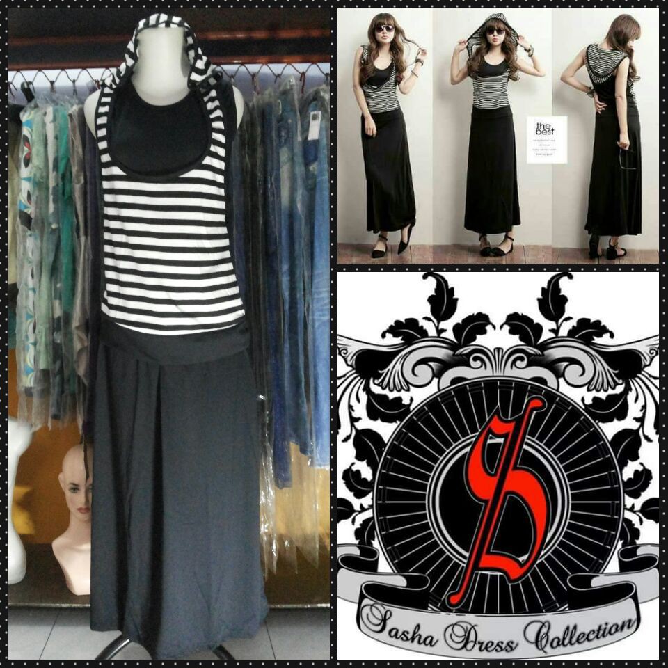 midi dress/ dress remaja/ maxi/ baju