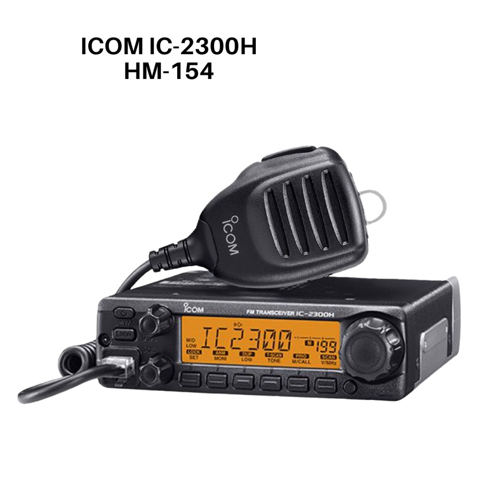 RADIO RIG ICOM IC-2300 H 2300H VHF MOBIL TRANSCEIVER NEW GARANSI RESMI POSTEL