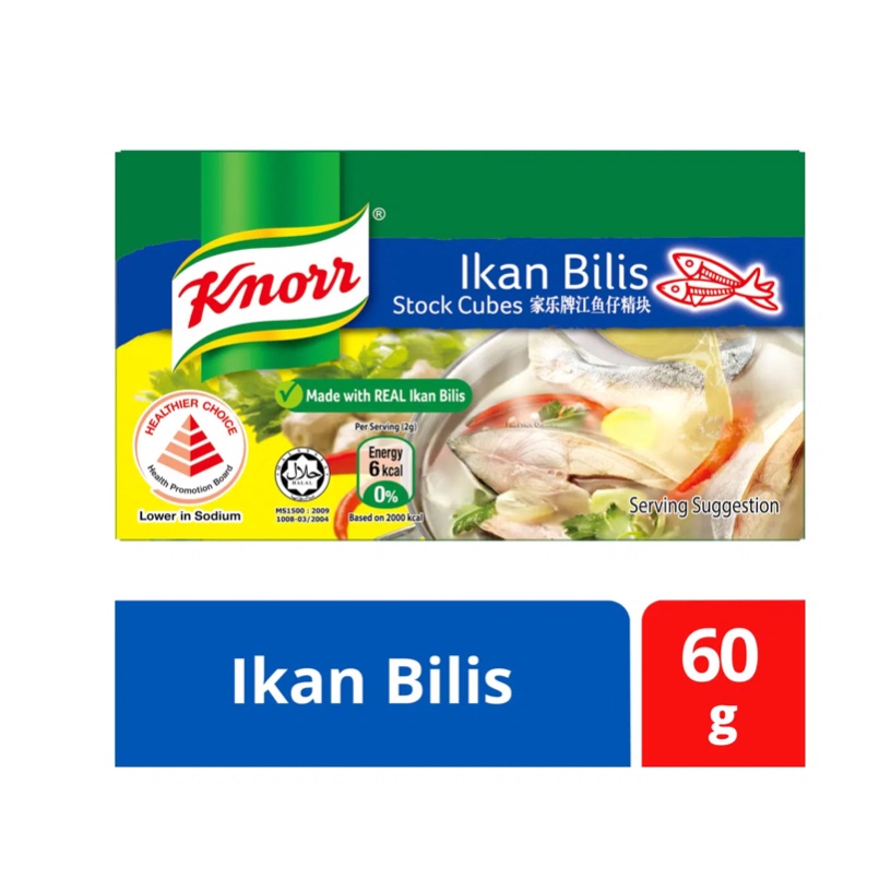 

Knorr Stock Cubes - Ikan Bilis 60g