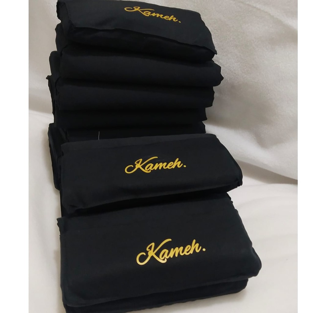 Sajadah Traveling Saku KAMEH/Pouch Praktis/Harga Grosir/Best Seller/Bisa Bayar Di Tempat