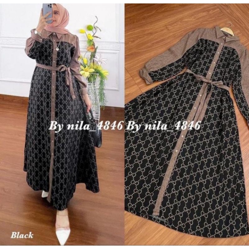 DRESS G*CCI VIRALL KANCING IMPORT