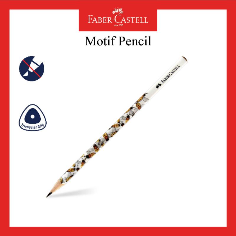 

Faber Castell Pensil Motif Bee 2B / Pensil Motif Lebah 2B