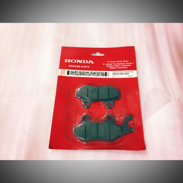 Kampas rem depan supra x supra125