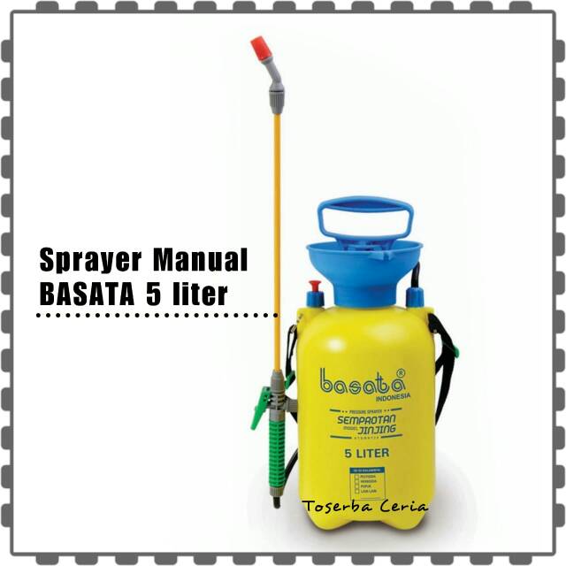 Pressure Sprayer 5liter Manual Basata