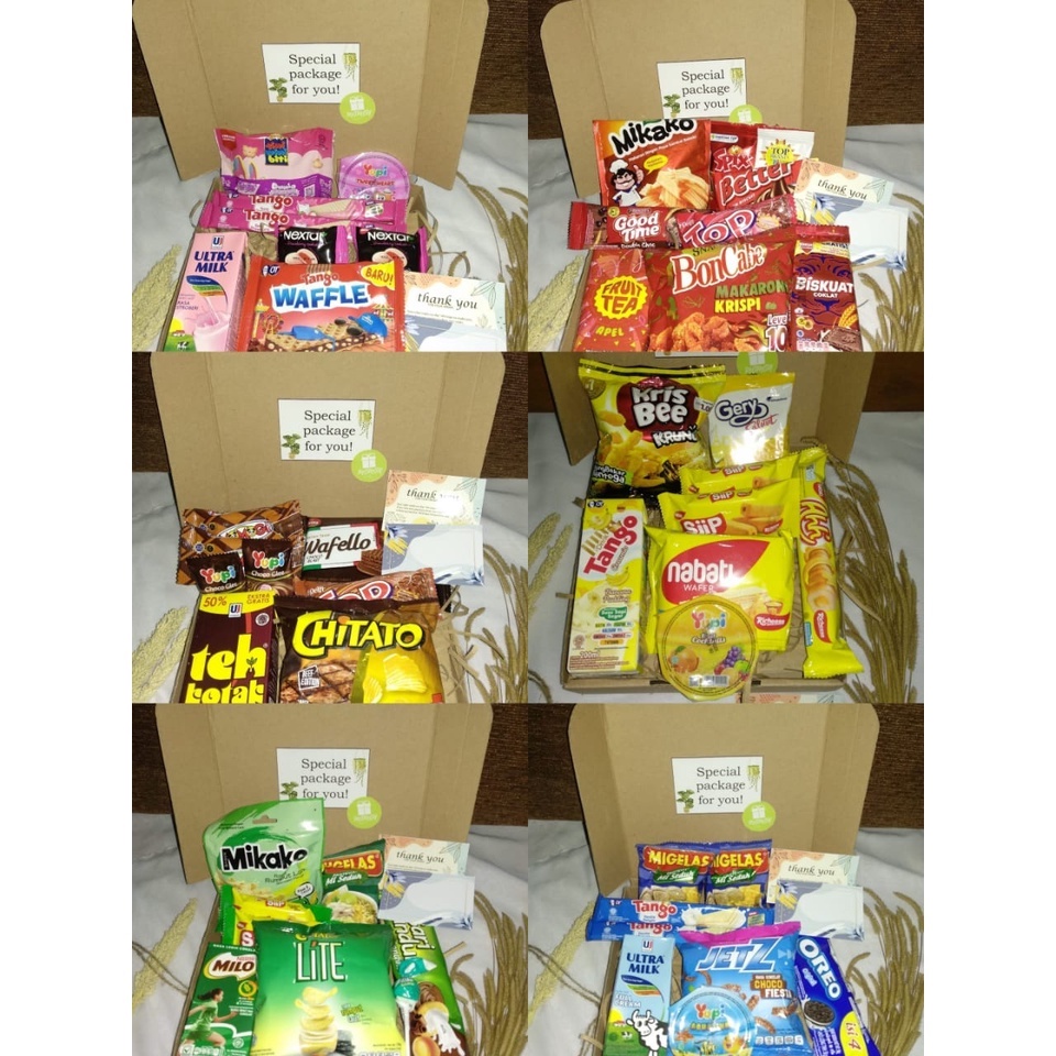 

GIFTBOX SNACK / SNACKBOX / SNACK BOX / GIFTBOX / HAMPERS SNACK / Kado Wisuda / Kado Sidang / Kado natal / Kado Ulang Tahun