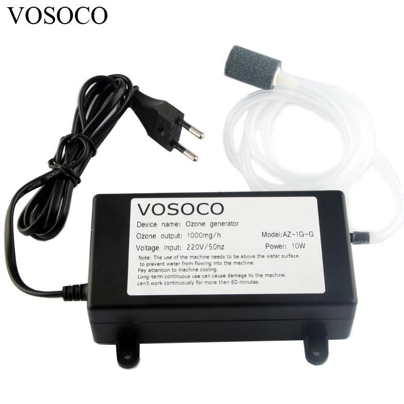 Grab Medan VOSOCO Ozone Generator Water Air Purifier Sterilizer 1000mg - AZ-1G-G - Black