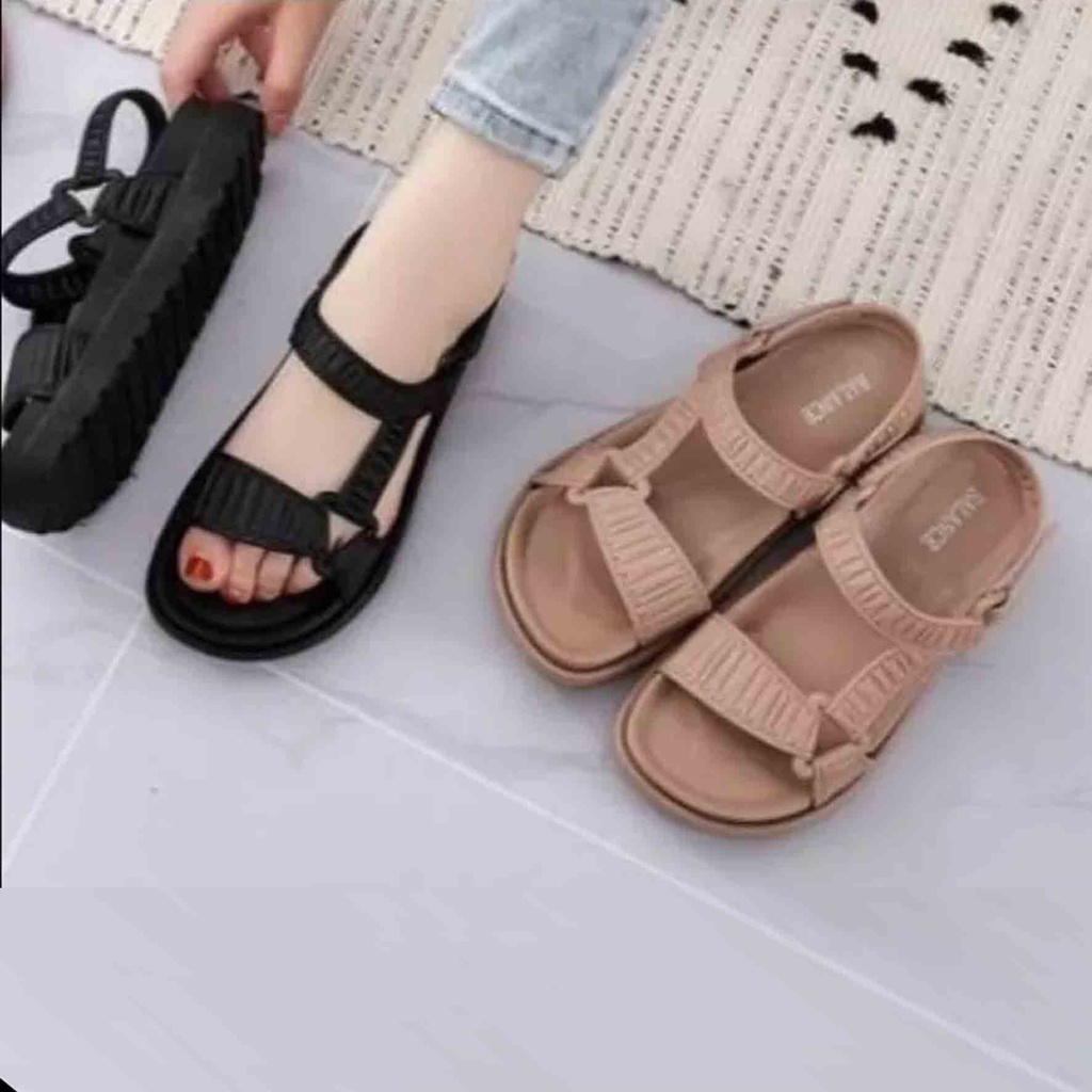 SANDAL GUNUNG IMPORT WANITA KEKINIAN |SANDAL JELLY. EMPUK DAN LEMBUT