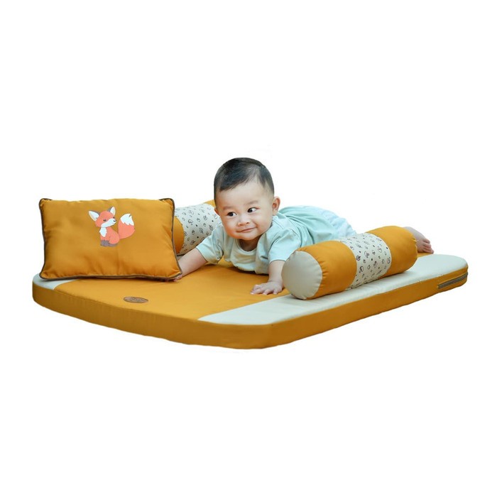 DIALOGUE BABY Kasur Bayi + Play mat dan Kelambu Tenda Foxie