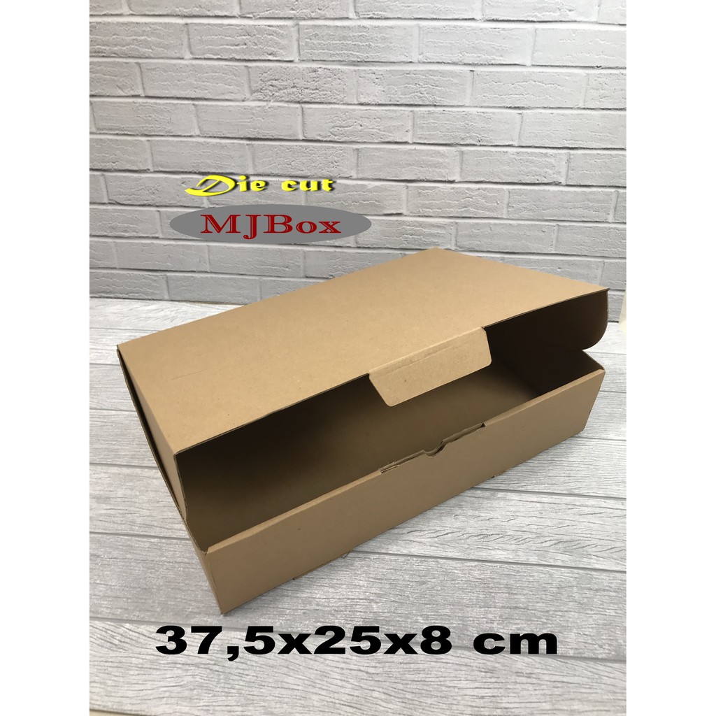 

KARDUS UK. 37,5x25x8 CM...DIE CUT KARTON BOX UNTUK KOTAK SOUVENIR DLL MODEL BOX PIZZA