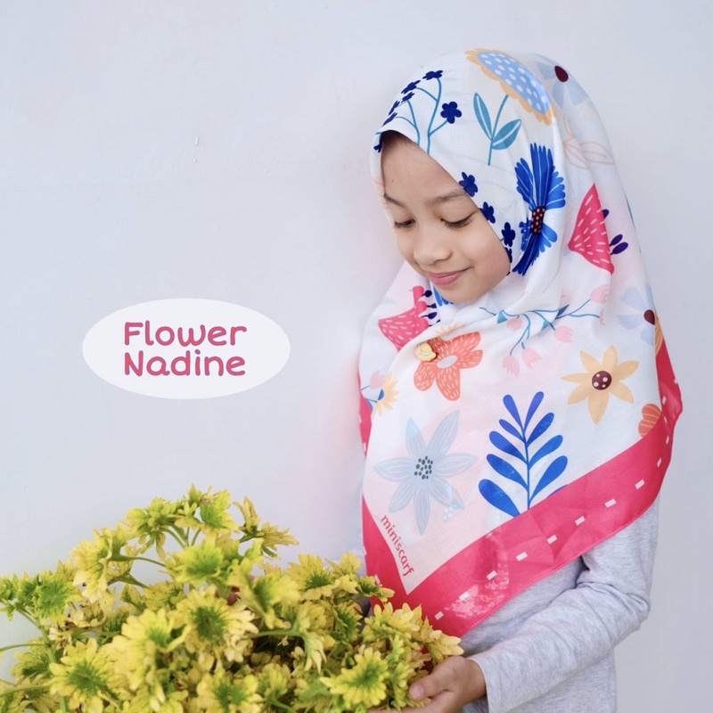 Pre Order - Kerudung Anak - Flower Series