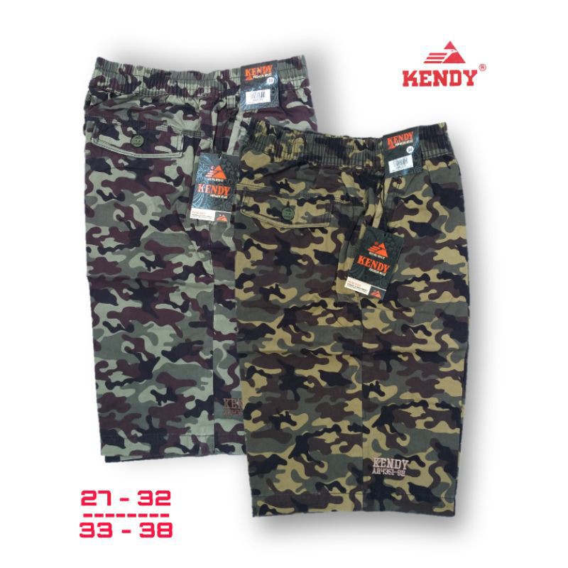 Celana Pria Pendek Army Loreng by Kendy