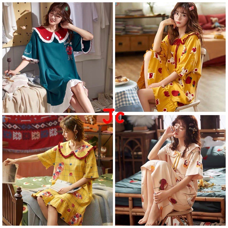 JC- Daster wanita Import Terbaru / Daster Wanita Jumbo Import Murah / Grosir daster import