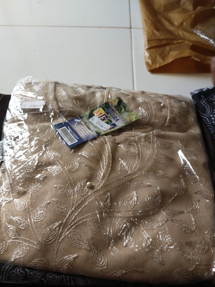 Syafin Batik - Promo Batik Couple Setelan Kebaya Modern Brokat Tile Set Best Seller Couple Anjani