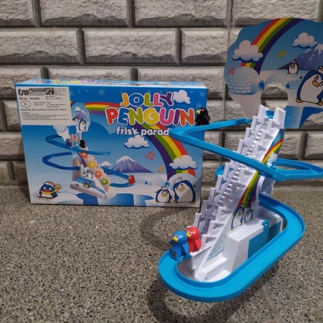 MAINAN JOLLY PINGUIN - TRACK PINGUIN - MAINAN TANGGA PINGUIN - MAINAN ANAK EDUKASI