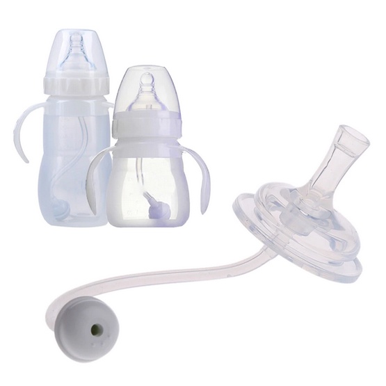 HK Pengganti Dot Nipple Model Sedotan untuk Botol Susu Standart / Slim Neck Wide Neck Duckbill Pigeon, Avent, Huki, Baby Safe