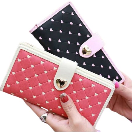 DOMPET WANITA POLOS SIMPEL - dompet panjang wanita KOREAN FASHION WALLET