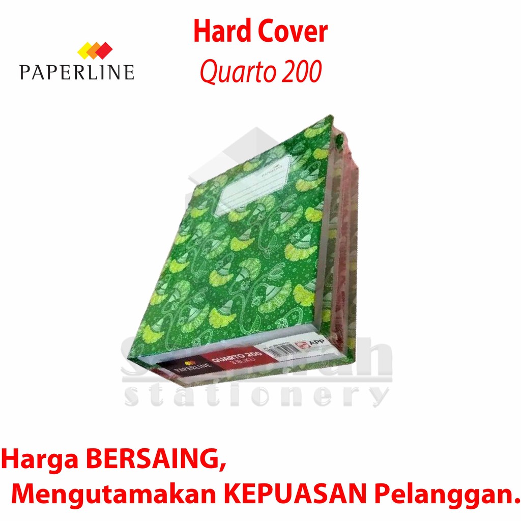 Buku Hard Cover Paperline Quarto isi 200 lembar / Buku Akutansi Laporan Kuarto / Kwarto PPL 200 Lbr-3
